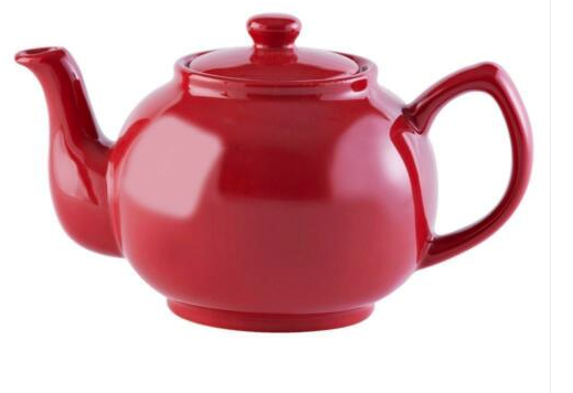 Tea Pot in London Red
